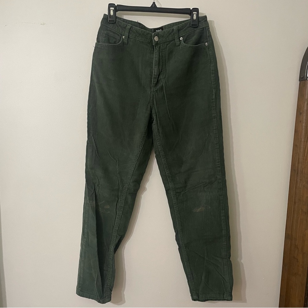 BDG Urban Outfitters Green Corduroy High Rise Mom Jean